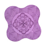 Maxbell Yoga Knee Pad Nonslip for Knees Elbows Wrists Hands for Workout Floor Travel Purple