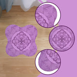 Maxbell Yoga Knee Pad Nonslip for Knees Elbows Wrists Hands for Workout Floor Travel Purple