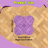 Maxbell Yoga Knee Pad Nonslip for Knees Elbows Wrists Hands for Workout Floor Travel Purple