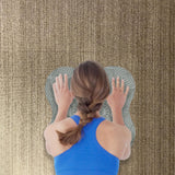 Maxbell Yoga Knee Pad Nonslip for Knees Elbows Wrists Hands for Workout Floor Travel Gray