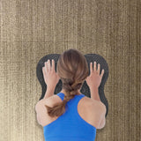 Maxbell Yoga Knee Pad Nonslip for Knees Elbows Wrists Hands for Workout Floor Travel Black