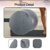 Maxbell Yoga Ball for Exercise with Cover Thickened Rhythmic Gymnastics Office 55 cm Navy