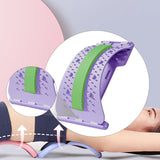 Maxbell Back Stretcher Support Cracker Board for Men Women Father Home Purple