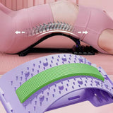Maxbell Back Stretcher Support Cracker Board for Men Women Father Home Purple