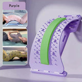 Maxbell Back Stretcher Support Cracker Board for Men Women Father Home Purple