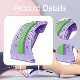 Maxbell Back Stretcher Support Cracker Board for Men Women Father Home Purple