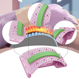 Maxbell Back Stretcher Support Cracker Board for Men Women Father Home Pink