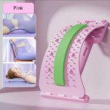 Maxbell Back Stretcher Support Cracker Board for Men Women Father Home Pink