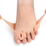 Maxbell 2 Pieces Body Feet Aligners Relax Gel for Women Girls Correcting