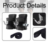 Maxbell Anti Inversion Boots Boots for Sit up Abdominal Exercise Gym Black