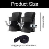 Maxbell Anti Inversion Boots Boots for Sit up Abdominal Exercise Gym Black