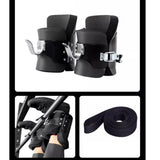 Maxbell Anti Inversion Boots Boots for Sit up Abdominal Exercise Gym Black