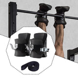Maxbell Anti Inversion Boots Boots for Sit up Abdominal Exercise Gym Black