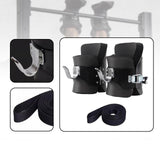 Maxbell Anti Inversion Boots Boots for Sit up Abdominal Exercise Gym Black