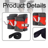 Maxbell Anti Inversion Boots Boots for Sit up Abdominal Exercise Gym Black Red