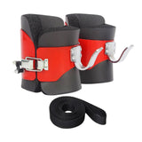 Maxbell Anti Inversion Boots Boots for Sit up Abdominal Exercise Gym Black Red