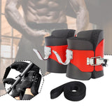Maxbell Anti Inversion Boots Boots for Sit up Abdominal Exercise Gym Black Red