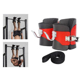 Maxbell Anti Inversion Boots Boots for Sit up Abdominal Exercise Gym Black Red