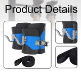 Maxbell Anti Inversion Boots Boots for Sit up Abdominal Exercise Gym Black Blue