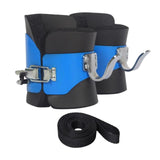 Maxbell Anti Inversion Boots Boots for Sit up Abdominal Exercise Gym Black Blue