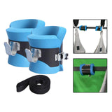 Maxbell Anti Inversion Boots Boots for Sit up Abdominal Exercise Gym Thickened Blue