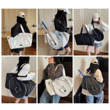 Maxbell Tennis Tote Bag Professional Multipurpose Travel Carrying Outdoor Sports Bag black