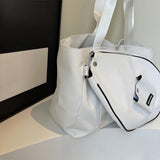 Maxbell Tennis Tote Bag Professional Multipurpose Travel Carrying Outdoor Sports Bag white
