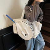 Maxbell Tennis Tote Bag Professional Multipurpose Travel Carrying Outdoor Sports Bag white