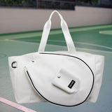 Maxbell Tennis Tote Bag Professional Multipurpose Travel Carrying Outdoor Sports Bag white