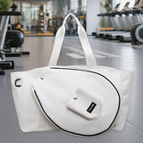 Maxbell Tennis Tote Bag Professional Multipurpose Travel Carrying Outdoor Sports Bag white
