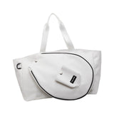 Maxbell Tennis Tote Bag Professional Multipurpose Travel Carrying Outdoor Sports Bag white