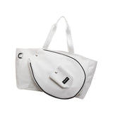 Maxbell Tennis Tote Bag Professional Multipurpose Travel Carrying Outdoor Sports Bag white