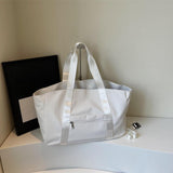 Maxbell Tennis Tote Bag Professional Multipurpose Travel Carrying Outdoor Sports Bag white