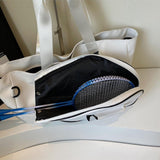 Maxbell Tennis Tote Bag Professional Multipurpose Travel Carrying Outdoor Sports Bag white
