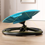 Maxbell Kids Swivel Chair Ergonomic Non Slip Sensory Toy for Living Room Indoor Home Blue