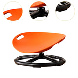 Maxbell Kids Swivel Chair Ergonomic Non Slip Sensory Toy for Living Room Indoor Home Orange