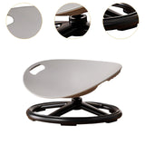 Maxbell Kids Swivel Chair Ergonomic Non Slip Sensory Toy for Living Room Indoor Home Silver