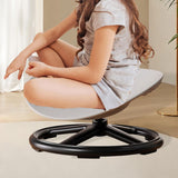 Maxbell Kids Swivel Chair Ergonomic Non Slip Sensory Toy for Living Room Indoor Home Silver