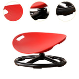 Maxbell Kids Swivel Chair Ergonomic Non Slip Sensory Toy for Living Room Indoor Home Red