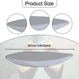 Maxbell Kayak Cover Oxford Cloth Paddle Board Outdoor Storage Protection Canoe Cover Length  347cm Silver