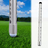 Maxbell Golf Ball Retriever Ball Shagger Golf Ball Pick up Tool for Exercise Outdoor silver