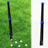 Maxbell Golf Ball Retriever Ball Shagger Golf Ball Pick up Tool for Exercise Outdoor black