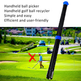 Maxbell Golf Ball Retriever Ball Shagger Golf Ball Pick up Tool for Exercise Outdoor black