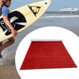 Maxbell Traction Pad Non Slip Self Adhesive Deck Grip Pad for Garden Skimboard Kayak red