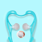 Maxbell Manual Neck Massager Fitness Compact Ergonomic Lightweight Shoulder Massager Blue