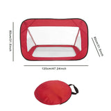 Maxbell Portable Soccer Goal Easy to Set up Folded Kids Toy for Games Backyard Beach