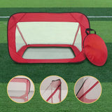 Maxbell Portable Soccer Goal Easy to Set up Folded Kids Toy for Games Backyard Beach