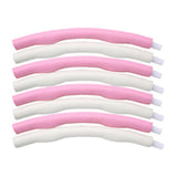 Maxbell Weighted Exercise Hoop for Adults Workout Equipment Sports Adjustable Circle White and Pink