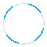 Maxbell Weighted Exercise Hoop for Adults Workout Equipment Sports Adjustable Circle White and Blue