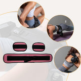 Maxbell Exercise Hip Thrust Belt for Dumbbells Squat Workout Waistband Strap Pink